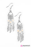 Paparazzi "Dakota Dreams" White Earrings Paparazzi Jewelry