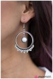 Paparazzi "Dance Party - White" earring Paparazzi Jewelry