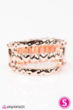 Paparazzi "Dance Your Heart Out" Rose Gold Ring Paparazzi Jewelry
