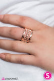 Paparazzi "Dance Your Heart Out" Rose Gold Ring Paparazzi Jewelry