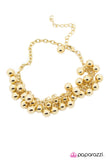 Paparazzi "Dancing On Air" Gold Bracelet Paparazzi Jewelry