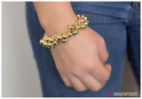 Paparazzi "Dancing On Air" Gold Bracelet Paparazzi Jewelry