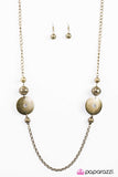 Paparazzi "Dancing Queen - Brass" necklace Paparazzi Jewelry