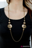 Paparazzi "Dancing Queen - Brass" necklace Paparazzi Jewelry