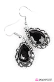Paparazzi "Dancing With Royals - Black" earring Paparazzi Jewelry