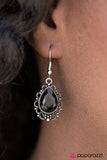 Paparazzi "Dancing With Royals - Black" earring Paparazzi Jewelry