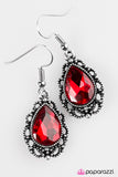 Paparazzi "Dancing With Royals - Red" earring Paparazzi Jewelry