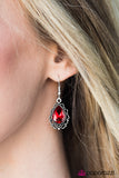 Paparazzi "Dancing With Royals - Red" earring Paparazzi Jewelry