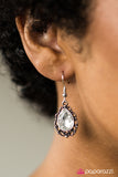 Paparazzi "Dancing With Royals - White" earring Paparazzi Jewelry