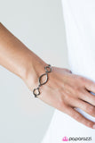 Paparazzi "Daringly Daring" Black Bracelet Paparazzi Jewelry
