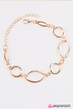 Paparazzi "Daringly Daring" Gold Bracelet Paparazzi Jewelry