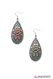 Paparazzi "Day By Day" Orange Earrings Paparazzi Jewelry