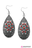 Paparazzi "Day By Day" Red Earrings Paparazzi Jewelry