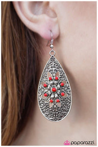 Paparazzi "Day By Day" Red Earrings Paparazzi Jewelry