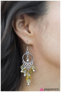 Paparazzi "Daydreaming - Yellow" earring Paparazzi Jewelry