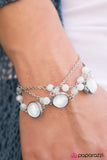 Paparazzi "Daylight Dreaming" White Bracelet Paparazzi Jewelry