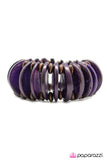 Paparazzi "Days Of Summer" Purple Bracelet Paparazzi Jewelry