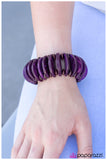 Paparazzi "Days Of Summer" Purple Bracelet Paparazzi Jewelry