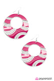 Paparazzi "Dazed and Confused" Pink Earrings Paparazzi Jewelry