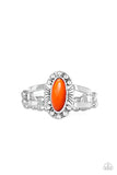 Paparazzi VINTAGE VAULT "Zest Quest" Orange Ring Paparazzi Jewelry