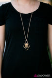 Paparazzi "Dead OAR Alive - Gold" necklace Paparazzi Jewelry