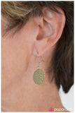 Paparazzi "Deep In The Woods" Green Necklace & Earring Set Paparazzi Jewelry