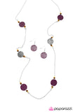 Paparazzi "Deep In The Woods" Purple Necklace & Earring Set Paparazzi Jewelry