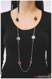 Paparazzi "Deep In The Woods" Purple Necklace & Earring Set Paparazzi Jewelry