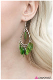 Paparazzi "Deep Sea Diving - Green" earring Paparazzi Jewelry