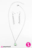 Paparazzi "Deep Waters - Green" necklace Paparazzi Jewelry