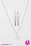 Paparazzi "Deep Waters - White" necklace Paparazzi Jewelry
