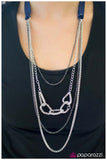 Paparazzi "Delicately Dangerous - Blue" necklace Paparazzi Jewelry