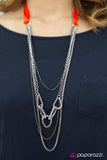 Paparazzi "Delicately Dangerous - Orange" necklace Paparazzi Jewelry