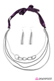 Paparazzi "Delicately Dangerous - Purple" necklace Paparazzi Jewelry