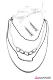 Paparazzi "Delicately Dangerous - White" necklace Paparazzi Jewelry