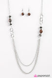 Paparazzi "Delirium - Brown" necklace Paparazzi Jewelry