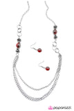 Paparazzi "Delirium - Red" necklace Paparazzi Jewelry