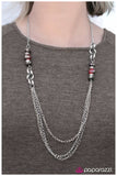 Paparazzi "Delirium - Red" necklace Paparazzi Jewelry