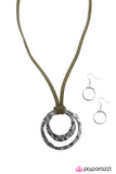 Paparazzi "Del Sol - Green" necklace Paparazzi Jewelry