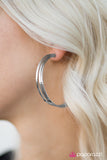 Paparazzi "Delusions Of Grandeur - Silver" earring Paparazzi Jewelry