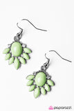 Paparazzi "Demurely Demure" Green Earrings Paparazzi Jewelry
