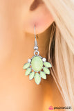 Paparazzi "Demurely Demure" Green Earrings Paparazzi Jewelry