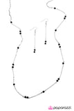 Paparazzi "Desert Diablo" Black Necklace & Earring Set Paparazzi Jewelry