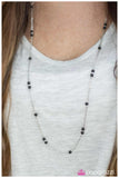 Paparazzi "Desert Diablo" Black Necklace & Earring Set Paparazzi Jewelry