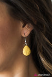 Paparazzi "Desert Discovery" Yellow Necklace & Earring Set Paparazzi Jewelry