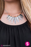 Paparazzi "Desert Distraction" Orange Necklace & Earring Set Paparazzi Jewelry