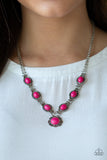 Paparazzi "Desert Dreamin" Pink Necklace and Earring Set Paparazzi Jewelry