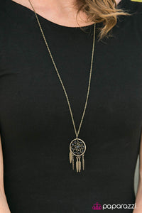 Paparazzi "Desert Dreams - Brass" necklace Paparazzi Jewelry