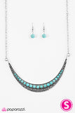 Paparazzi "Desert Drifter - Blue" necklace Paparazzi Jewelry