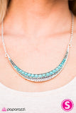 Paparazzi "Desert Drifter - Blue" necklace Paparazzi Jewelry